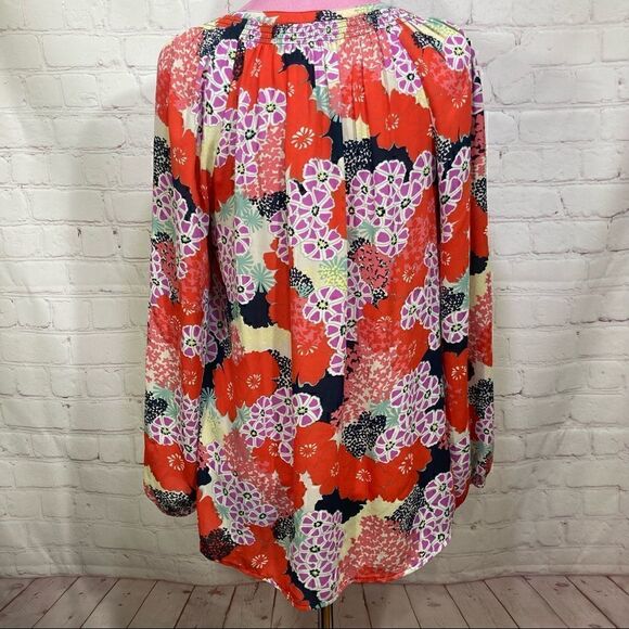 M DR2 by Daniel Rainn loose fitting floral top - Picture 5 of 8